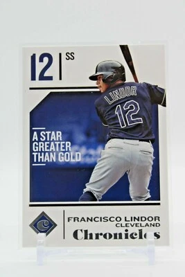 2018 Panini Chronicles #55 Francisco Lindor - Image 1 of 4