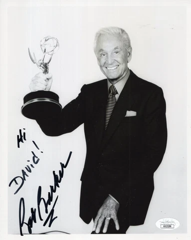 BOB BARKER HAND SIGNED 8x10 PHOTO       PRICE IS RIGHT HOST     TO DAVID     JSA Cover