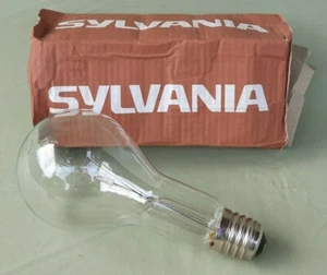 Vintage Sylvania Large E39 GES Screw Fit 240 Volt 300 Watt Light Bulb - Picture 1 of 8
