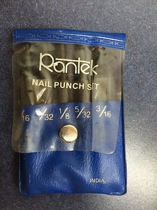 JUEGO PERFORADOR DE UÑAS 1/16 A 3/16 RANTEK 5 PIEZAS (LL1480) - Imagen 1 de 1