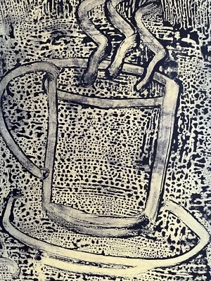 Karl-Horst Hoedicke - Frühstück Signierte nummerierte Original Farblithographie - Bild 1 von 4