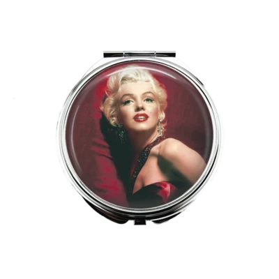 1 Marilyn Monroe Portable Makeup Compact Double Magnifying Mirror #2 - Image 1 of 2