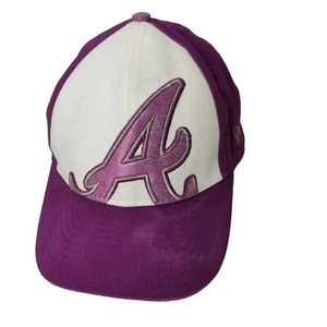 New Era 9Forty MLB Atlanta Braves Baseball Cap Hat Kids Youth One Size FLAW - Picture 1 of 9