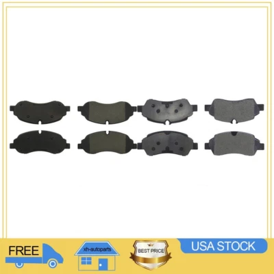 Pastilhas de freio dianteiras traseiras metálicas XH para 2015-20 Ford Transit 150 250 350 2X - Imagem 1 de 4