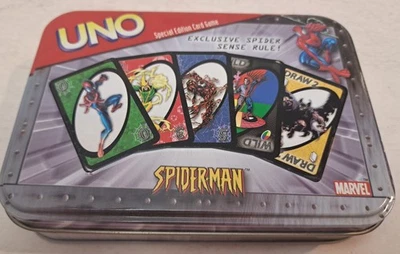 2002 Spider-Man UNO Special Edition W/Spider Sense Card Game Marvel - Image 1 of 4