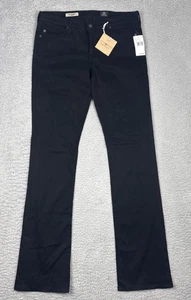 AG Adriano Goldschmied Women's The Ballad Slim Boot Pants SZ 30R Black MSRP $159 - Picture 1 of 9