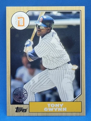 2022 Topps Series 1 1987 Topps Baseball 35th Anniversary Tony Gwynn #T87-57 y;O - Image 1 of 2