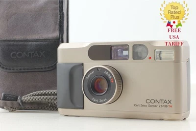 All Works [ Top MINT ] Contax T2 D Titan Silver 35mm Film Camera From JAPAN - Image 1 of 4
