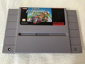 Super Mario Kart - Super Nintendo SNES - GAME TESTED - CARTRIDGE ONLY - Picture 1 of 6