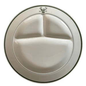 Jackson China B.P.O.E. 349 Elks Lodge DuBois Pa Sectional 10 1/2” Plate - Picture 1 of 11
