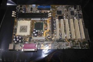 ASUS CUSL2-C Sockel 370 ATX Mainboard AGP PCI FÜR TEILE ODER REPARATUR - Bild 1 von 10