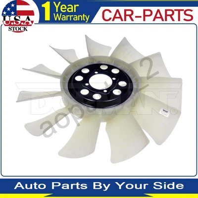 Ventilador de refrigeración del radiador del motor Dorman 11 aspas para Ford Expedition 2004 2003 2002 Foto 1 de 3