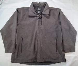 Wear Guard Coat Size XL Gray Parka Full Zip, Insulated Lined Zip Pockets - Picture 1 of 11