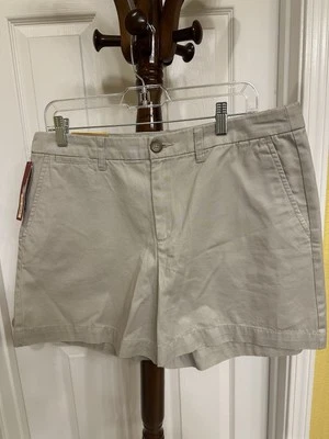 Women's Merona Tan Shorts Size 14 100% Cotton Beige - Image 1 of 4