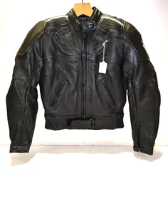 Frank Thomas Woman's Ladies Motorcycle Road Bike Leather Jacket Size 10 - Picture 1 of 13