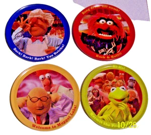 The Muppet Show 25 Years Set 4 Collectible Coasters In Tin Rix Products Kermit - Picture 1 of 19