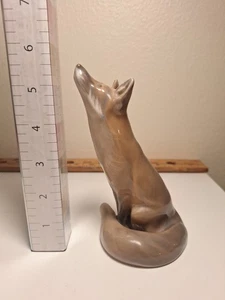 Royal Copenhagen # 1475 Seated Fox Porcelain Figurine - Picture 1 of 8