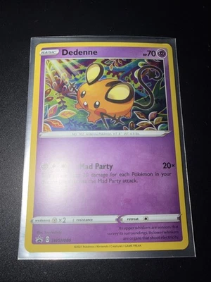 Dedenne - Promo Sword & Shield Black Star Promo Card SWSH080 Pokemon TCG NM - Image 1 of 2