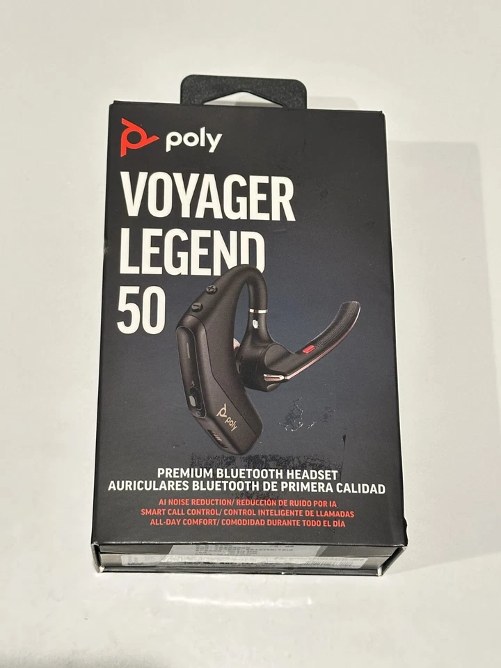POLY Voyager Legend 50 Noise Cancelling Bluetooth Headset OPEN BOX - Image 1 of 3