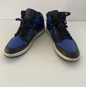 Nike Air Jordan 1 Mid Hyper Royal 2020 azul negro talla 8 (554724-077) - Imagen 1 de 11