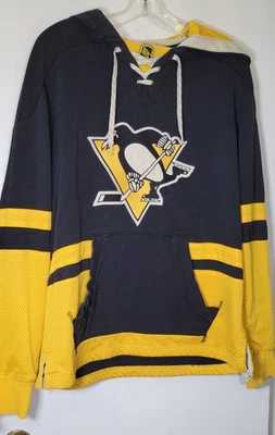 Pittsburgh Penguins NHL CCM Para hombres Mediano Hockey Pullover Encaje Sudadera con Capucha Sudadera Foto 1 de 4