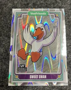 Sweet Swan /199 Topps Chrome VeeFriends Raywave Refractor Holo - Picture 1 of 2