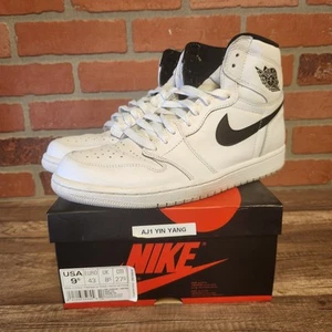SNEAKERS BASKET NIKE AIR JORDAN 1 YIN YANG 2017 TAGLIA 9,5 555088 102 YFD - Foto 1 di 7
