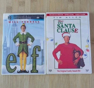 The Santa Claus, Elf DVD Lot Christmas Movies - Image 1 of 4