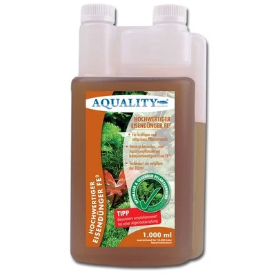 AQUALITY Eisendünger FE² 1000 ml Hochwertiger Aquarium Pflanzendünger