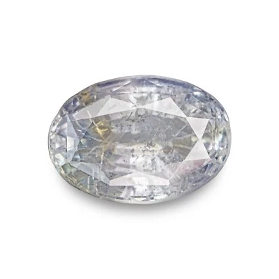 CEYLONESE Bi-Color Sapphire 3.78 Ct. Natural Untreated OVAL Light Blue & Yellow - Image 1 of 4