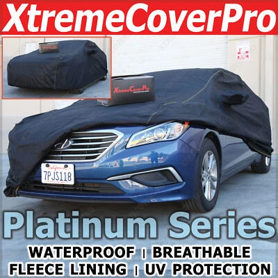 FUNDA COCHE IMPERMEABLE CON BOLSILLO ESPEJO NEGRO PARA 2011 2012 2013 HYUNDAI EQUUS Foto 1 de 4