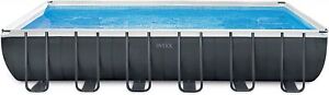 Intex 24ft X 12ft X 52in Ultra XTR Rectangular Pool Set with Sand Filter Pump La