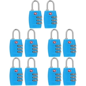 5 Pieces Passwort Sperrtasche Vorhängeschloss Reisen Kleines Zahlenschloss - Bild 1 von 12