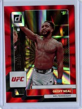 2023 Panini Donruss UFC - #200 GEOFF NEAL Holo Red Laser SP #/75
