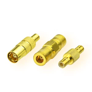 SMB Adapter Kit 3 Type SMB Male Plug / Female Jack Coax Connector for Ham Radio - Picture 1 of 5
