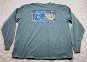 Chicago Cubs T Shirt Mens 2XL Long Sleeve Spring Training 1951 Catalina Island - Picture 1 of 15