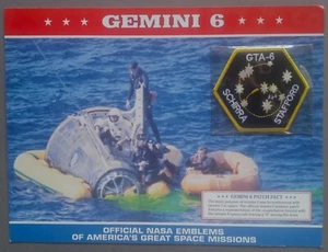 Gemini 6 Schirra Stafford PATCH Official NASA Emblems Great Space Missions MBI - Picture 1 of 2