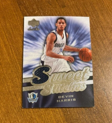 Camiseta Devin Harris 2007-08 Upper Deck pontos doces jogo ST-DH Mavericks - Imagem 1 de 2