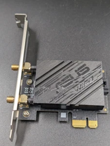Carte WiFi 6E ASUS PCE-AXE5400 - Fonctionne, signes d'utilisation - Photo 1/3