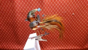 PILGRIM IMPORTS HANDGEFERTIGTE METALL VOGEL CLIP ORNAMENT --- NEU IN BOX - Bild 1 von 4