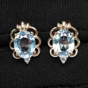 Glittering Color Change Spinel 2.85Ct 925 Sterling Silver Handmade Stud Earrings - Picture 1 of 6