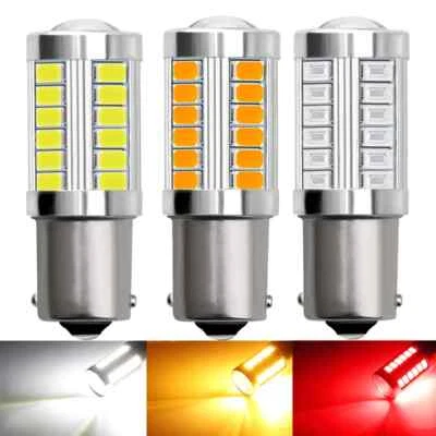 382 P21w Ba15s Led Car Reverse White 1156 Indicators Fog Brake Lights Bulbs 12v - Image 1 of 4
