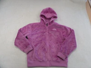 THE NORTH FACE KIDS OSITO FLEECE FULL ZIP HOODIE SIZE 7 NF0A88VP DRAGONFUIT PINK - Picture 1 of 12