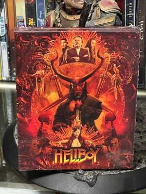 Hellboy 4K Ultra HD (Blu-ray) Exclusive Steelbook, 4 Art cards, Slip Cover! NEW! - Image 1 of 4