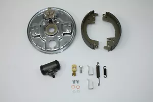Rear Hydraulic Brake Backing Plate Kit Chrome fits Harley Davidson - Picture 1 of 2