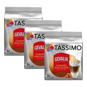 3 X Packs Tassimo Gevalia Latte Caramel discs T - 24 Large