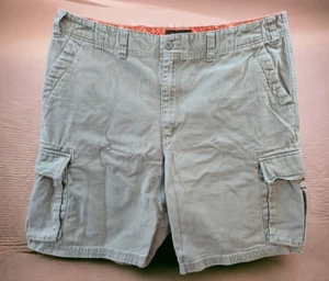 Vintage Eddie Bauer Herren 40 Cargo Shorts High Rise Baumwolle Denim Grün Gorpcore - Bild 1 von 10