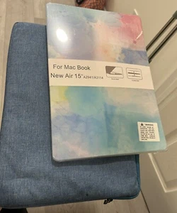Mac Book New Air 15 Shell And Case NWT - Picture 1 of 5