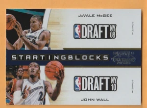 John Wall JaVale McGee 2010-11 Playoff Contenders Patches Starting Blocks #9 16G - Picture 1 of 2