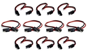 10 Pcs 12" 2 Pin Quick Disconnect 12 Gauge Polarized Molded Connectors Electric - Picture 1 of 6